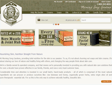 Tablet Screenshot of morningsonggardens.com